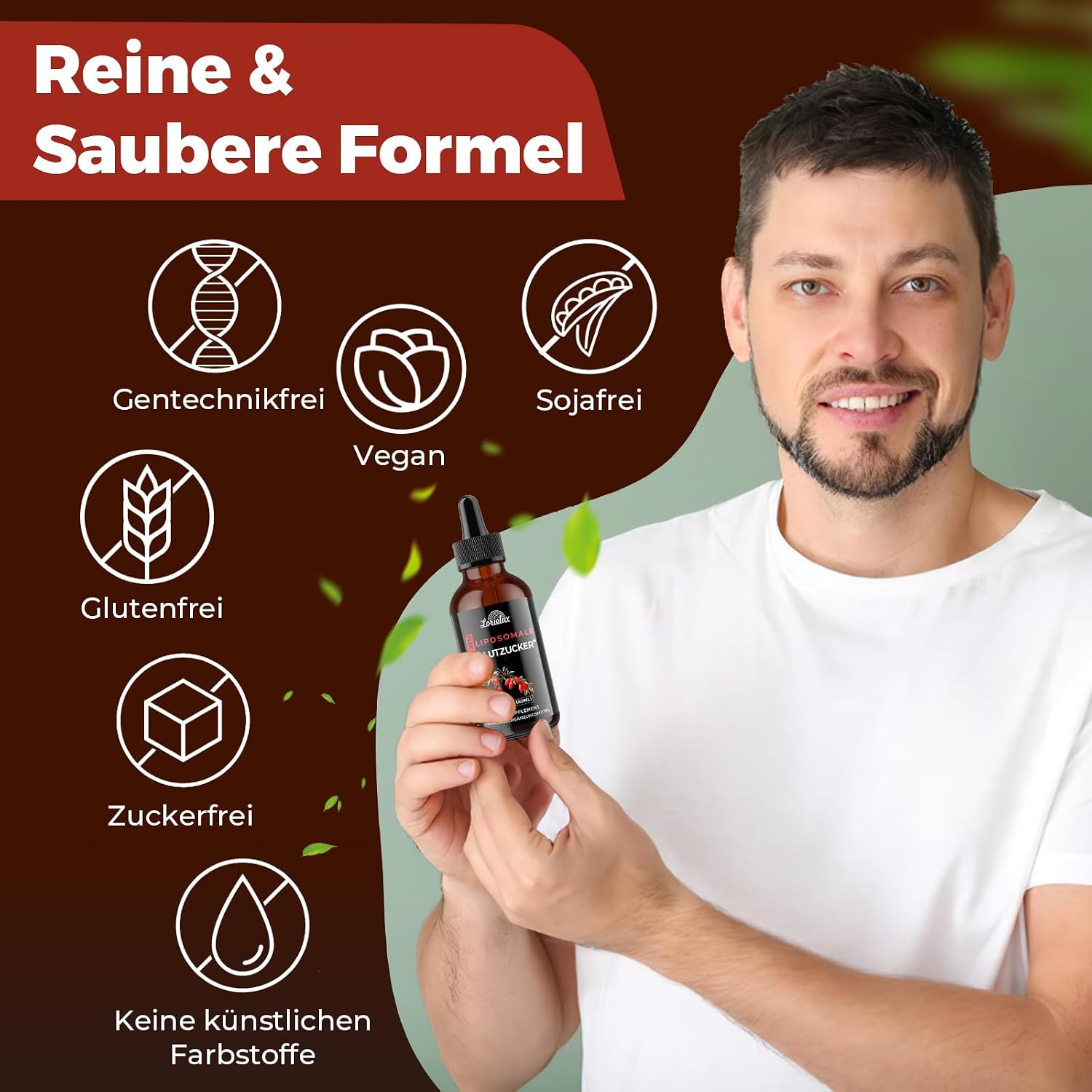 Detalle de Liposomale Berberin Tropfen mit 3000 mg – 120 ml für Stoffwechsel, Blutzucker und Verdauung