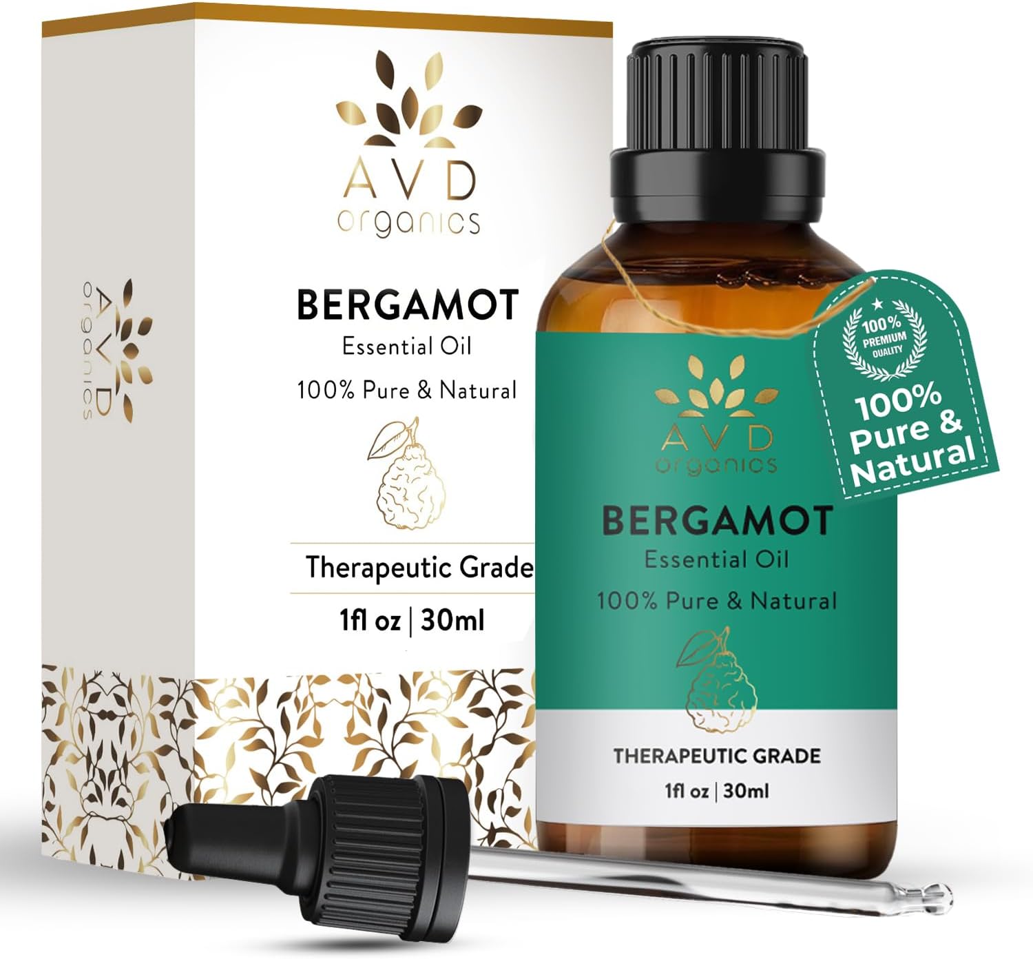 Detalle de AVD ORGANICS Weihrauchöl haut (1 Fl. Oz) – 100% rein & natürlich für Massage, Diffusor und Raumduft