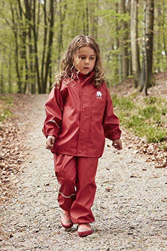 Thumbnail 1 de Celavi Basic Rainwear Set - Giacca impermeabile unisex PU rosso Baked Apple 99/107 cm (3-4 Jahre)