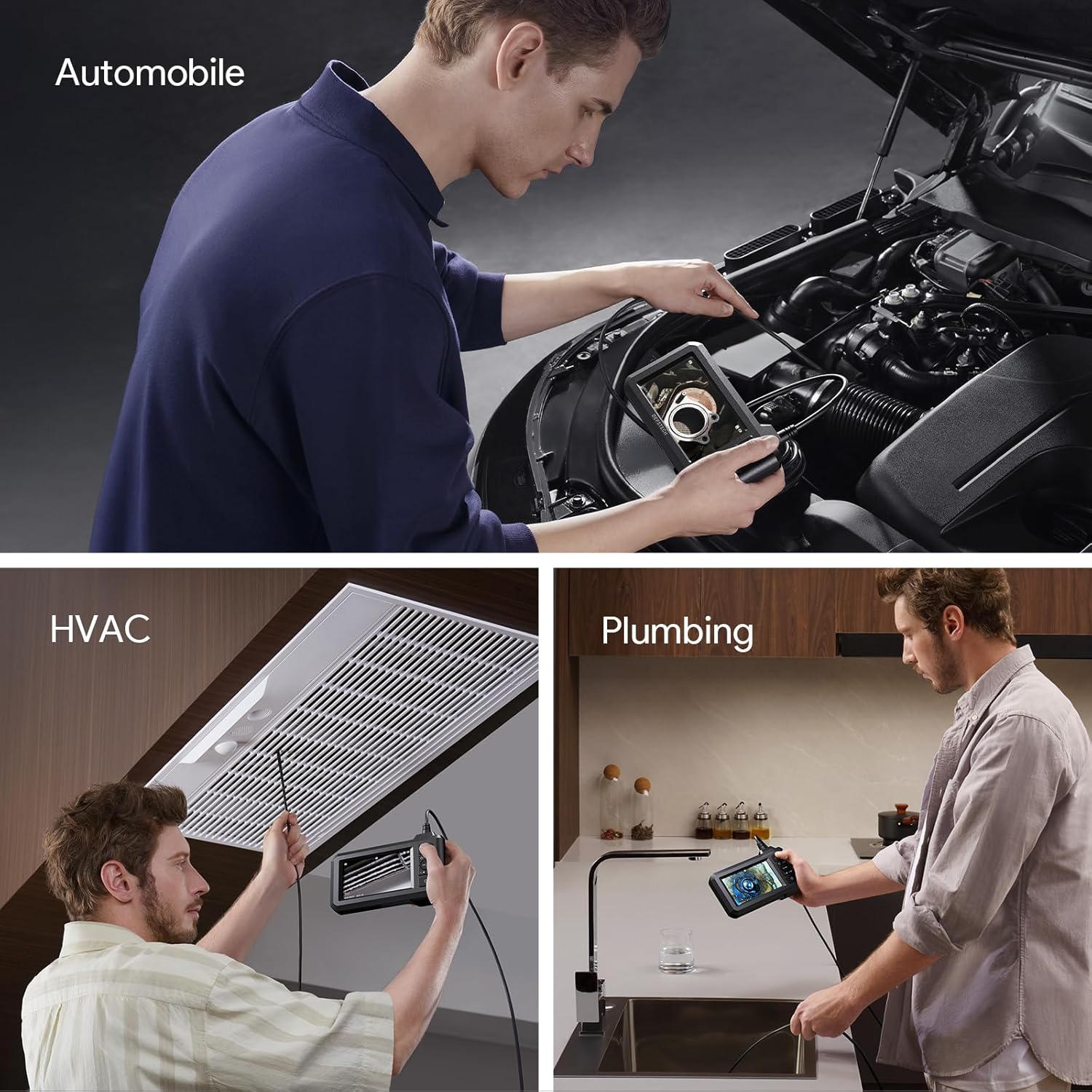 Thumbnail 6 de DEPSTECH Dual Lens Endoscope 1080P 4.3"