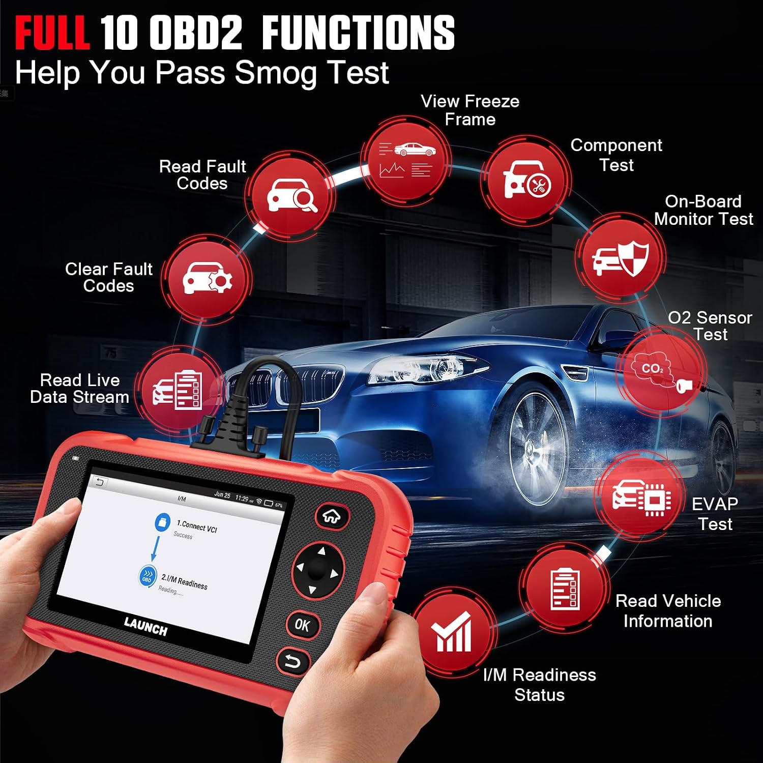 Thumbnail 2 de LAUNCH OBD2 scanner CRP129I V2.0
