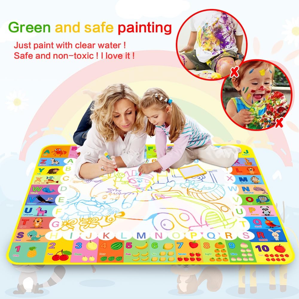 Thumbnail 1 de Water Doodle Mat 120x90cm large aqua drawing mat