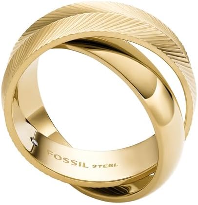 Thumbnail 2 de Fossil Jewelry — Acier inoxydable doré, fini poli, tailles 9, 12, 14, 17 et 20