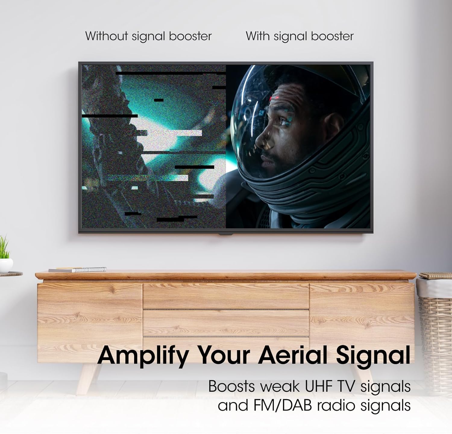 Thumbnail 1 de SLx TV Signal Booster Four Output 27820BMR (Grey) – Improve HD Freeview and channel reception