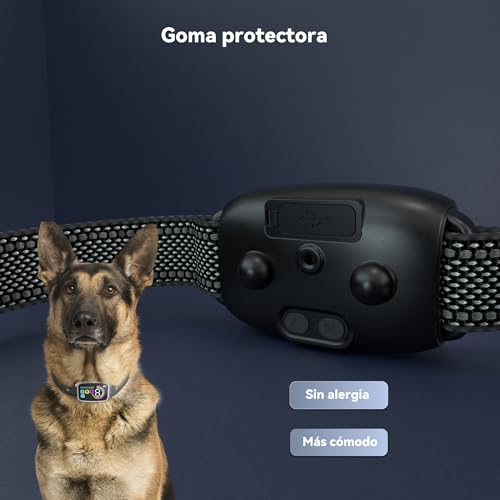 Detalle de Meloive Collar Antiladridos para Perro — Collar Vibración Recargable, 8 Niveles y 4 Modos