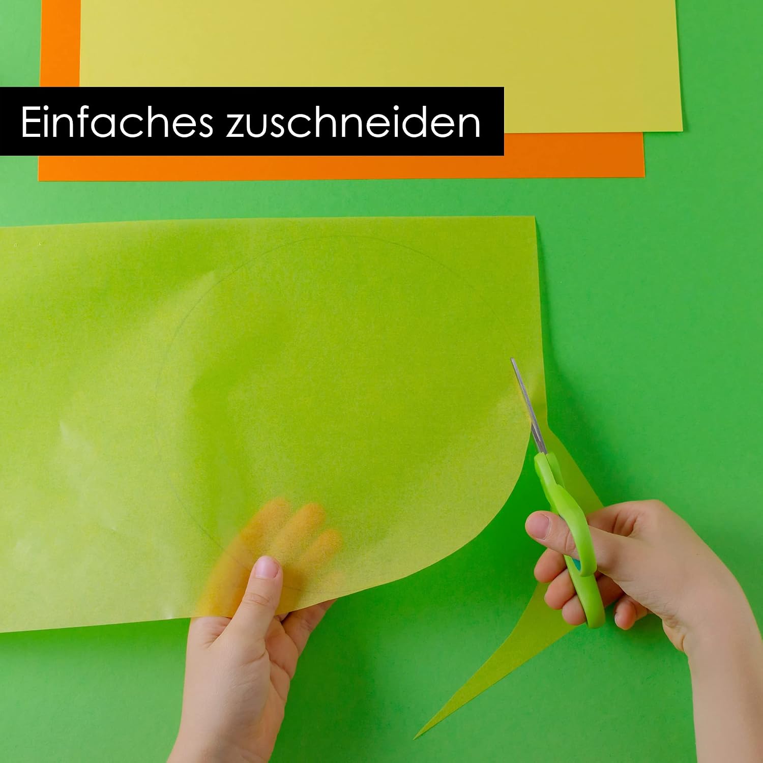 Thumbnail 4 de OfficeTree Transparentpapier Bunt A4 20 Farben 130 g/m²