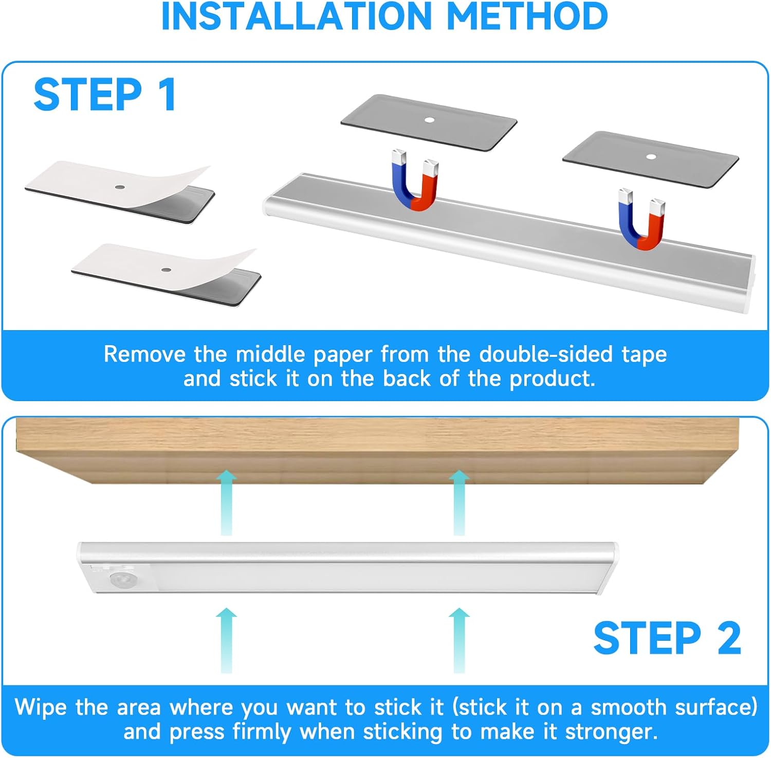 Detalle de Under cabinet LED lights 39 LED