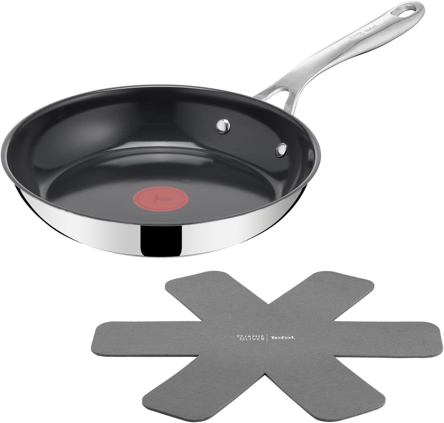 Thumbnail 6 de Tefal Jamie Oliver Cook's Direct On Wokpfanne 28 cm – Titan-Antihaft, Thermo-Signal, Induktion