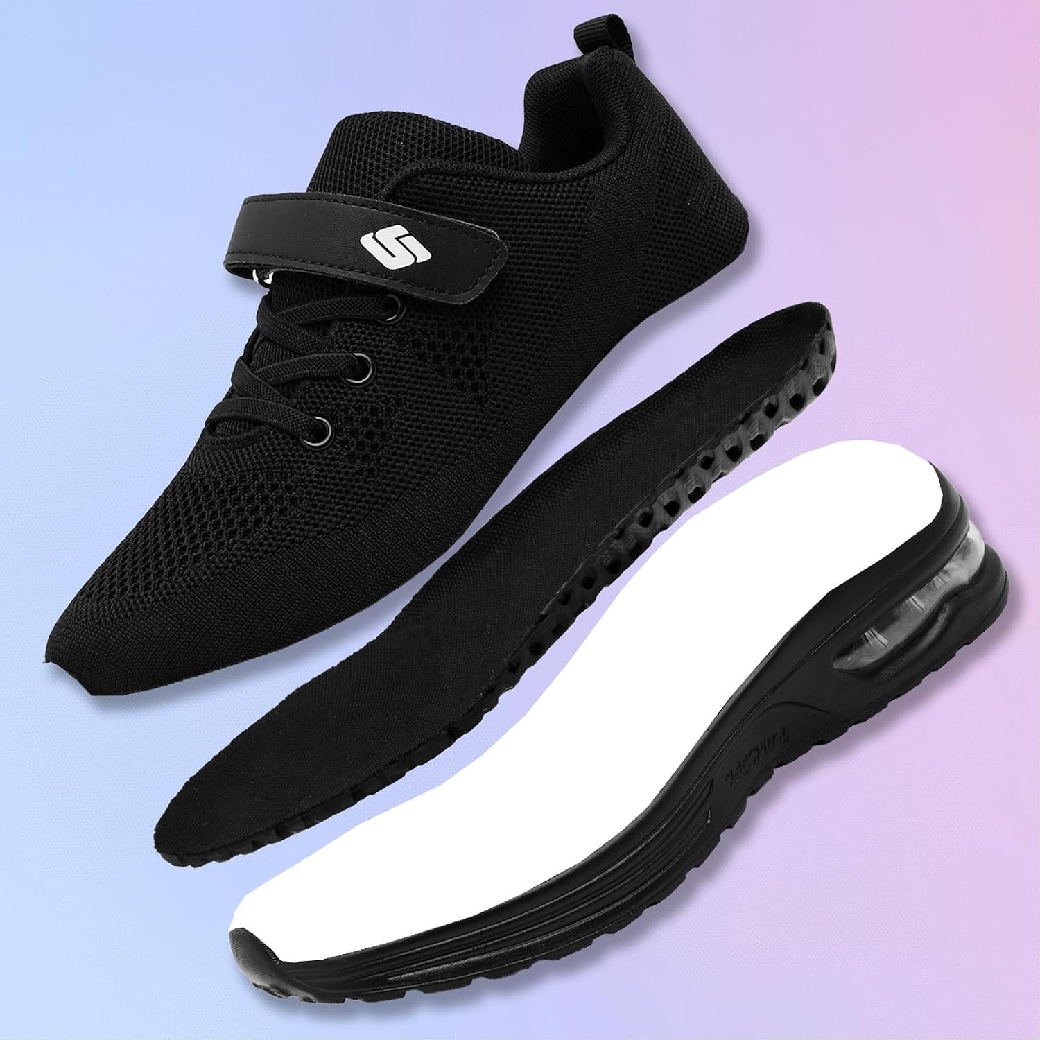 Detalle 2 de Unitysow Kinder Sneaker mit Klett, Mesh