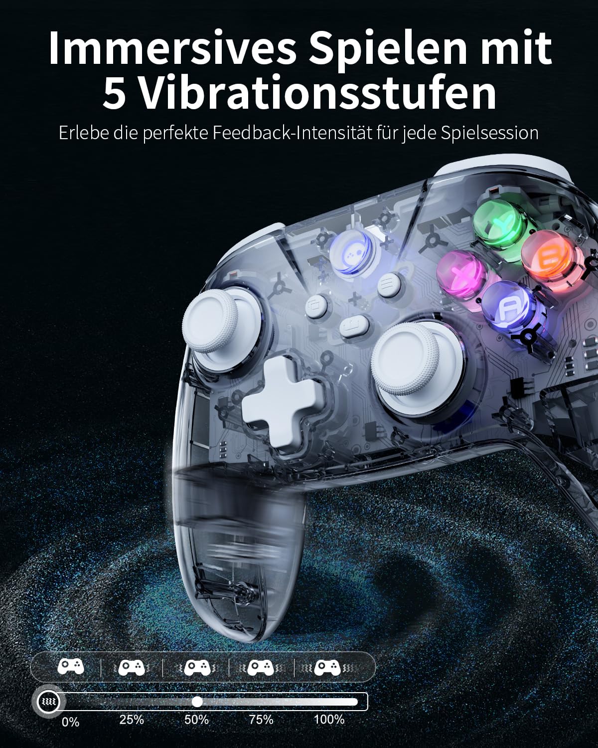 Thumbnail 4 de PC Controller Wireless mit Hall-Effekt Joystick