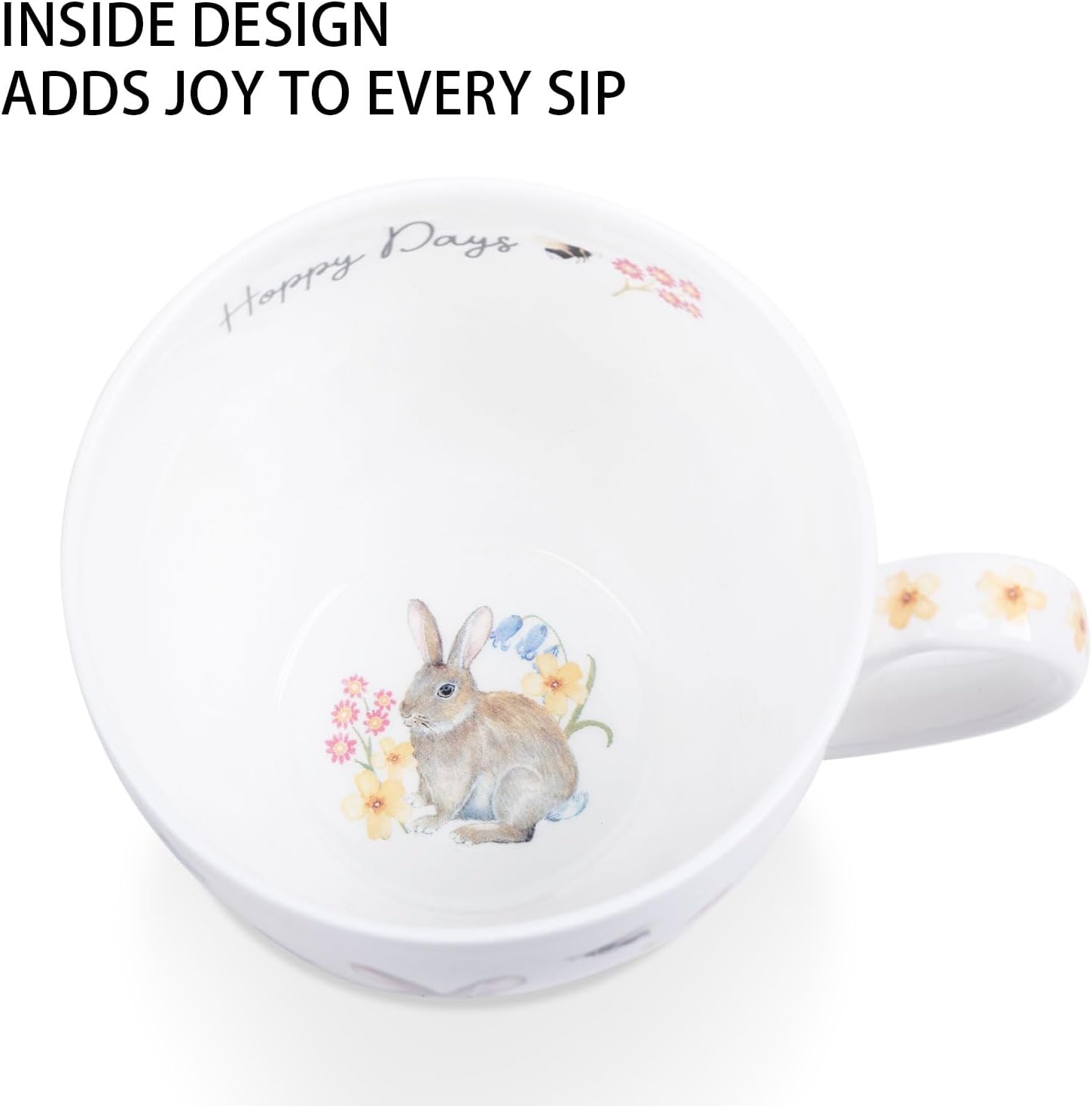 Detalle de Rabbit Hug Mug 20 oz Coffee Mug