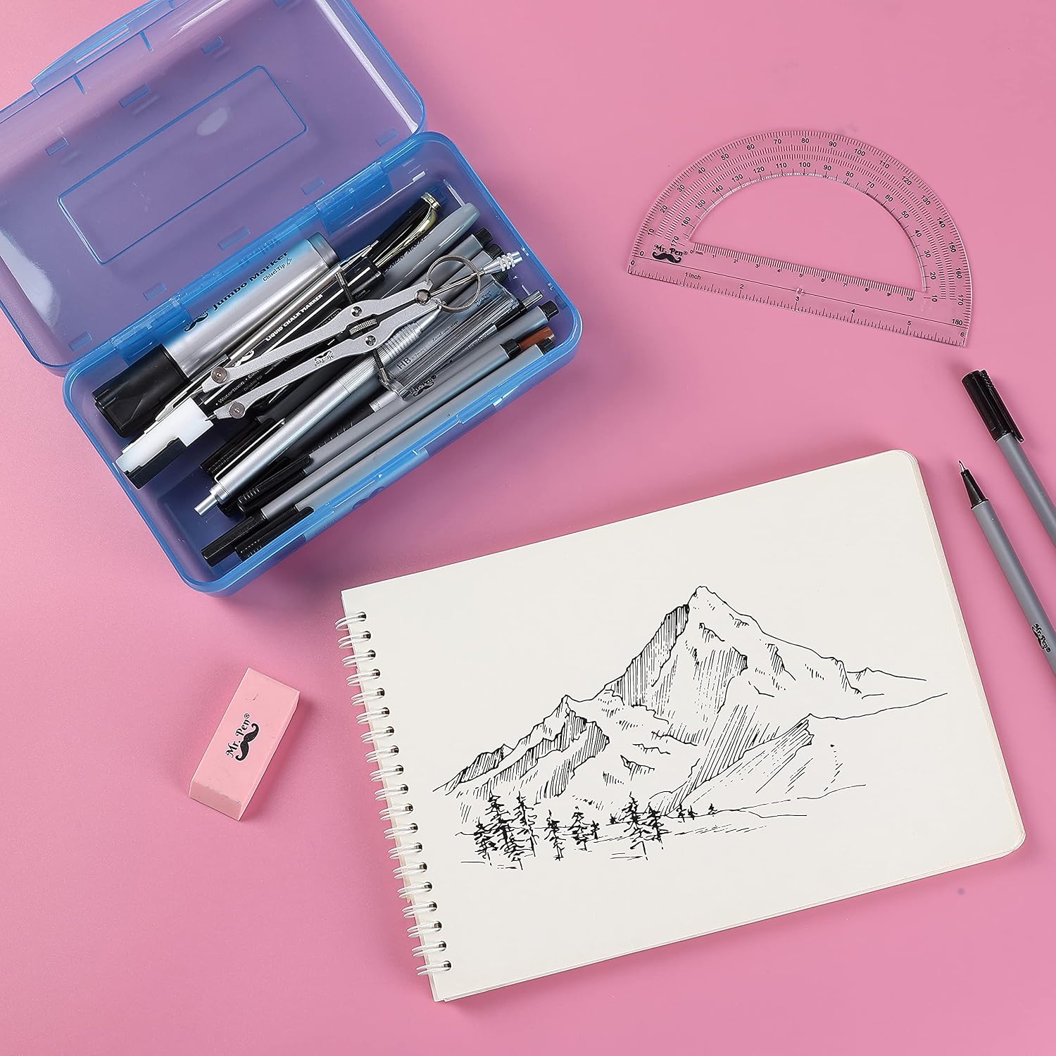 Thumbnail 6 de Mr. Pen Plastic Pencil Case Box