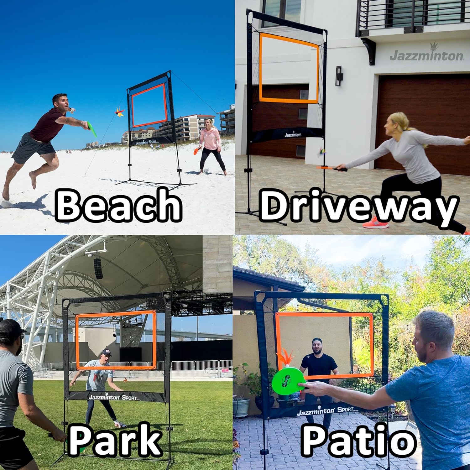 Thumbnail 2 de Jazzminton-Sport: The Original Paddle Game for Indoor & Outdoor Fun