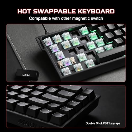 Thumbnail 6 de YUNZII x MADLIONS MAD68 HE 60% Teclado Gaming Magnético con Rapid Trigger 8000Hz y Switch de Efecto Hall