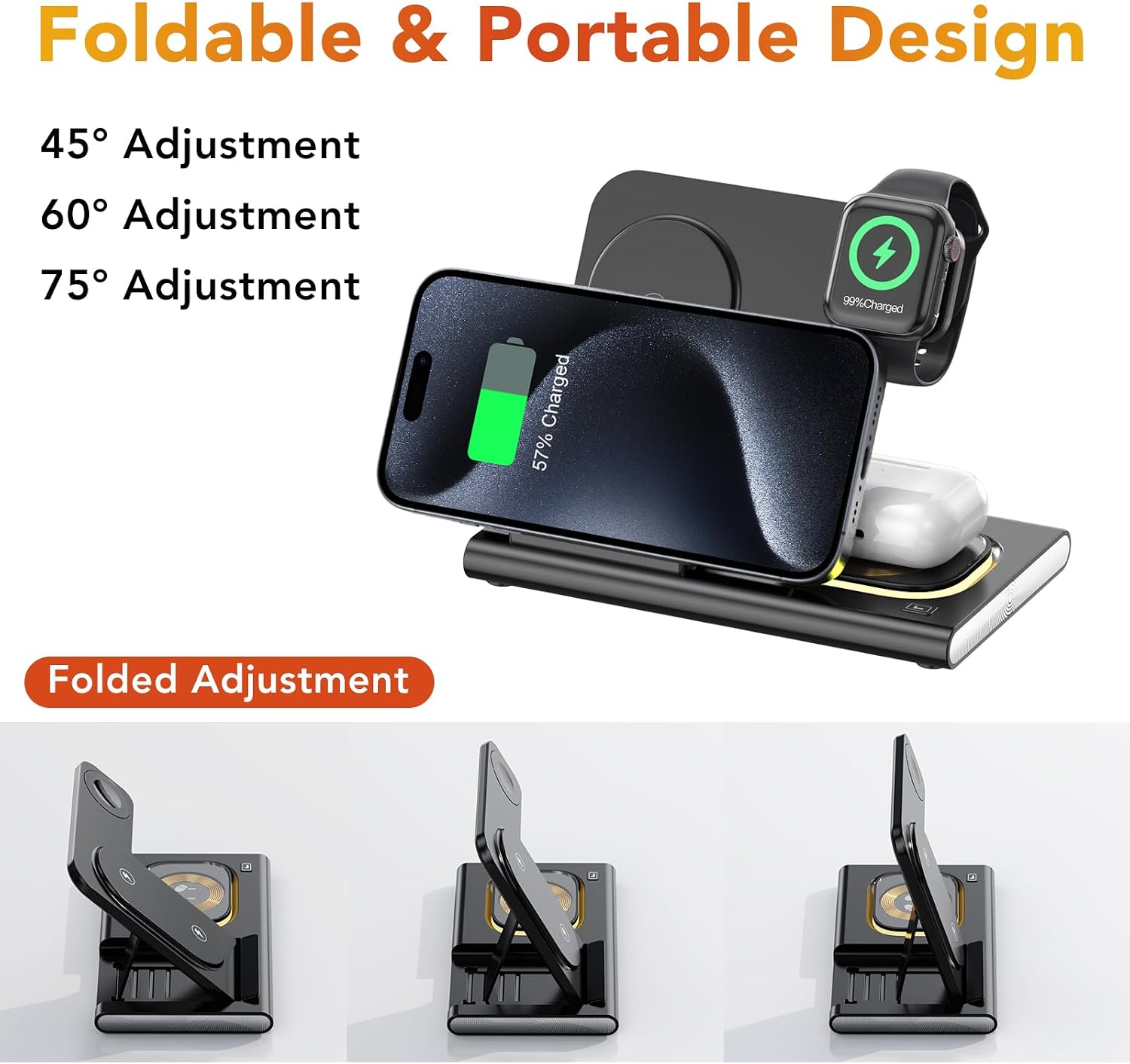 Thumbnail 6 de iPhone 17 3-in-1 Wireless Charging Station
