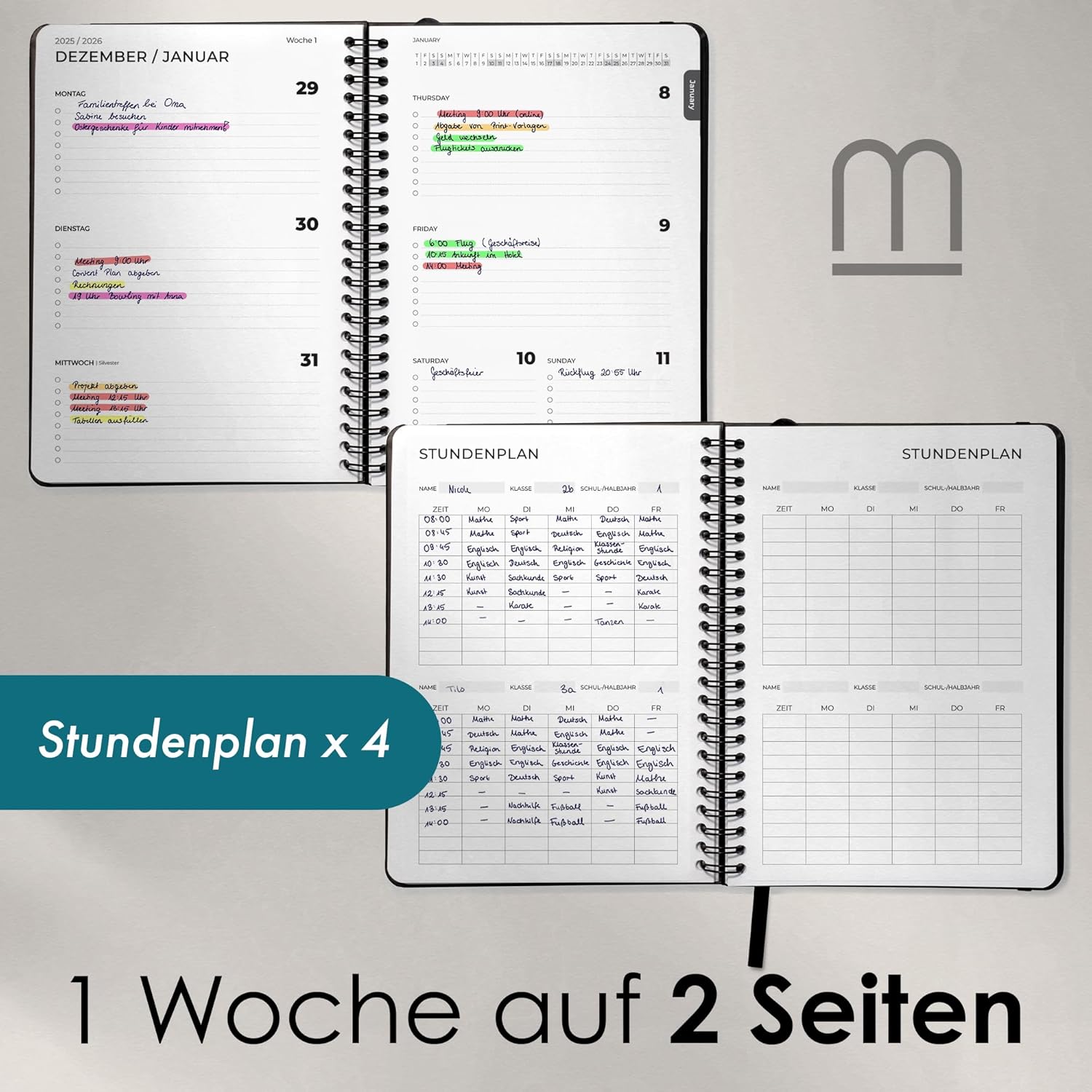 Thumbnail 3 de Terminplaner 2026 A5 Wochenplaner 📒