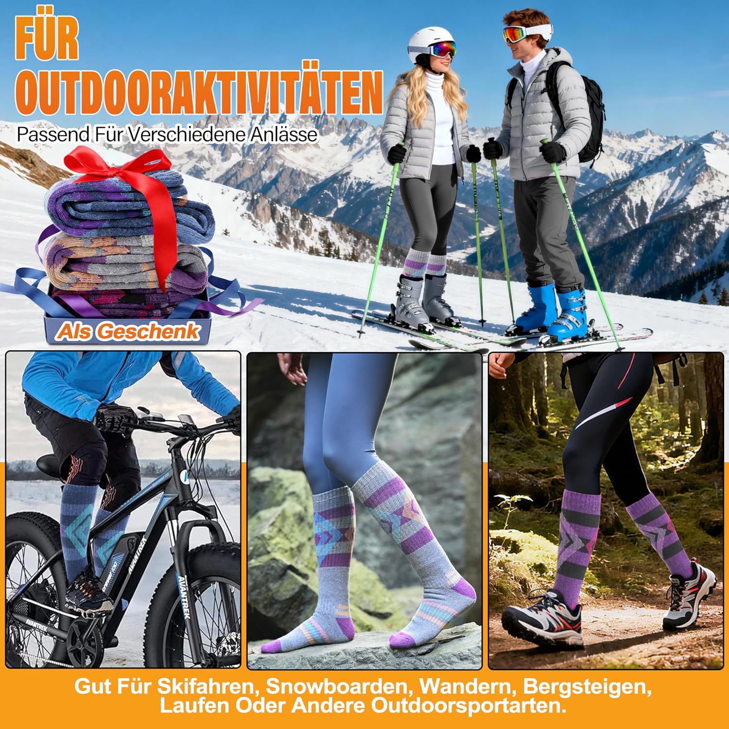 Thumbnail 5 de Welwoos Merino Wollsocken 3 Paar