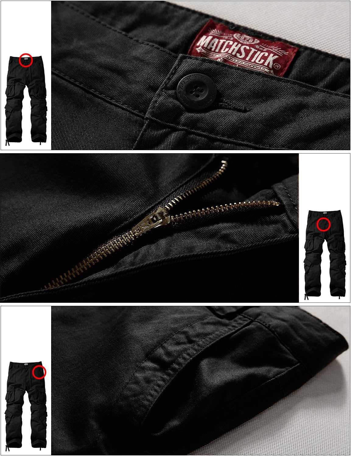 Thumbnail 4 de Match Wild Cargo Pants 8 pockets