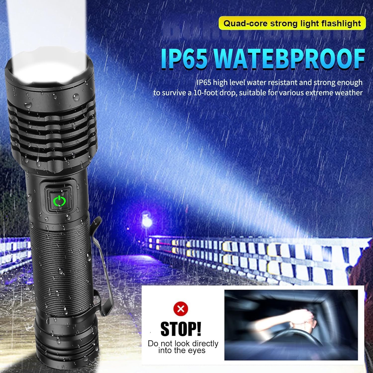 Thumbnail 6 de Chasinglee Torcia 90000 lumen potente per outdoor