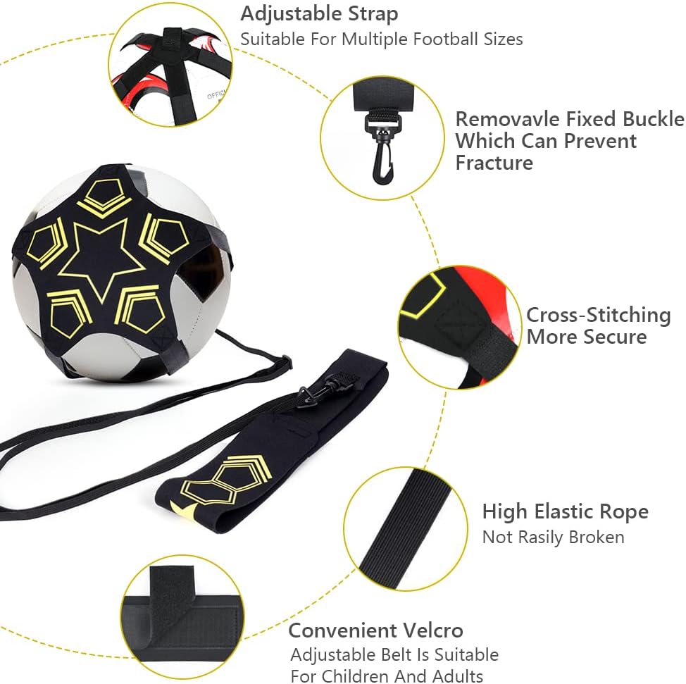 Detalle de Ainiv F5EU-3137038 voetbaltrainingsriem met 5-klauwsluiting en verstelbare band
