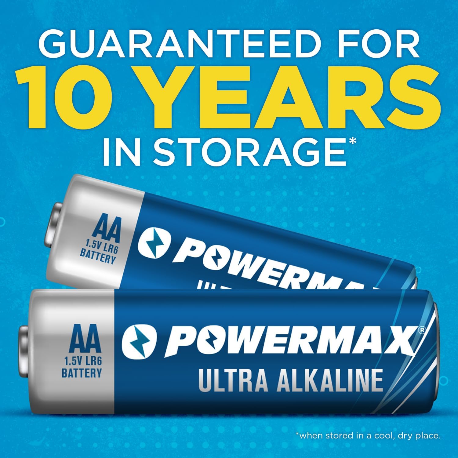 Detalle 2 de Powermax AA Batteries 24-Pack, 10-Year Shelf Life
