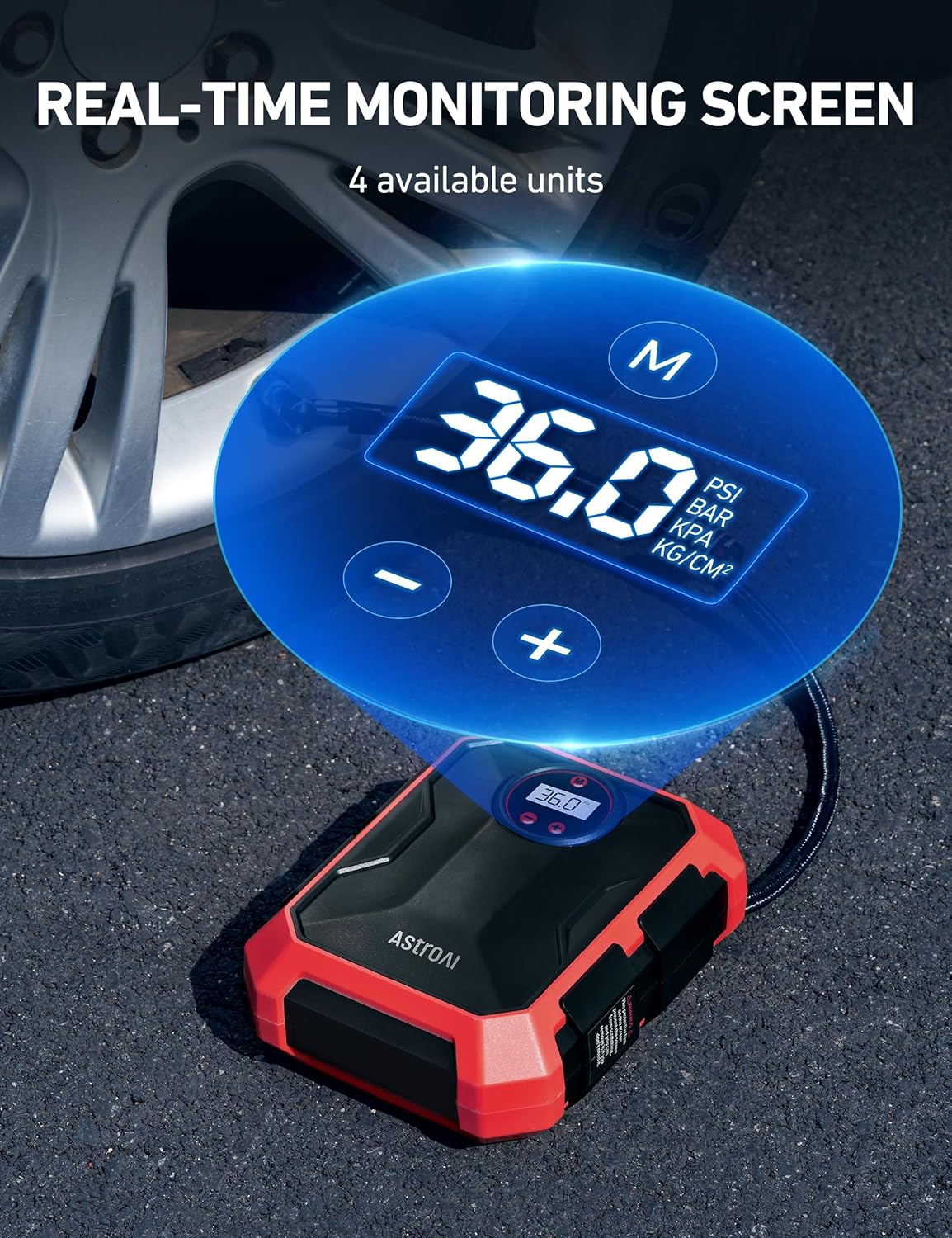 Thumbnail 3 de AstroAI Portable Air Compressor 100PSI