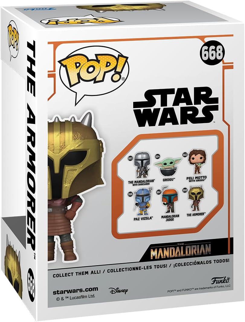 Thumbnail 2 de Funko Pop! Vinyl: Star Wars The Armorer Mandalorian S9 – Figura in Vinile da Collezione