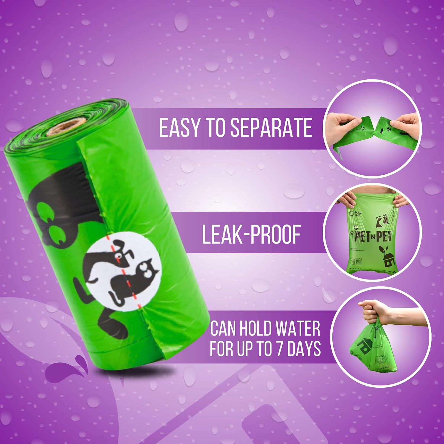 Detalle de PET N PET 1080 Count Poo Bags 9x13