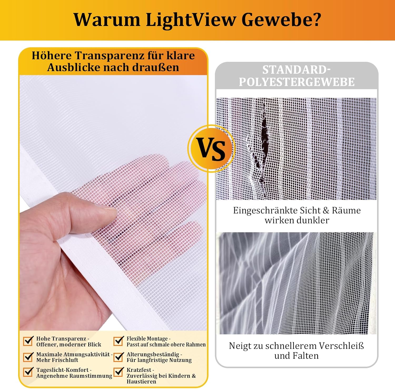 Thumbnail 4 de HOOMEE Fliegengitter Tür Magnet – 120x220 cm, lichtdurchlässig und langlebig