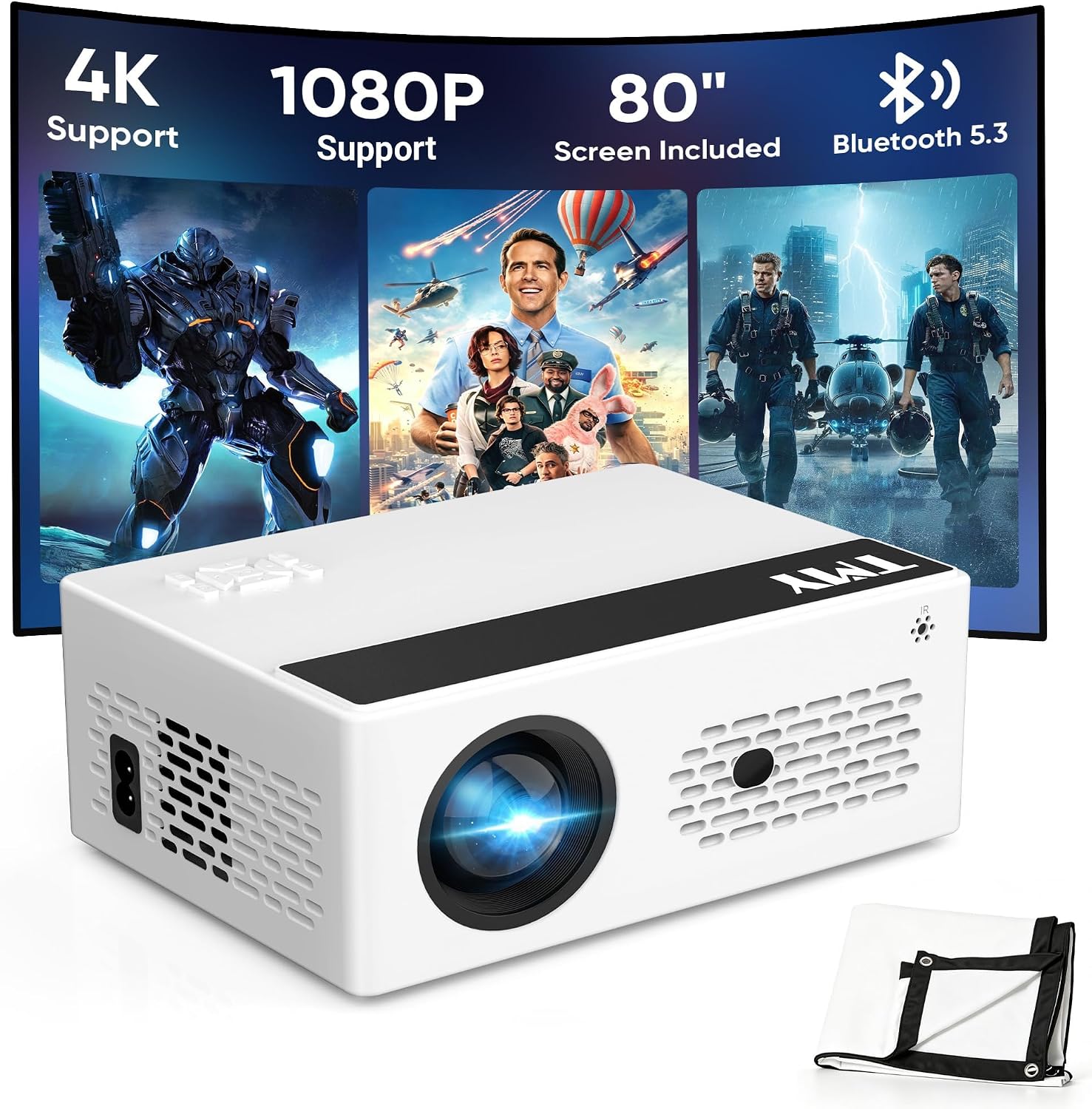 Detalle de TMY Mini Projector, 1080P
