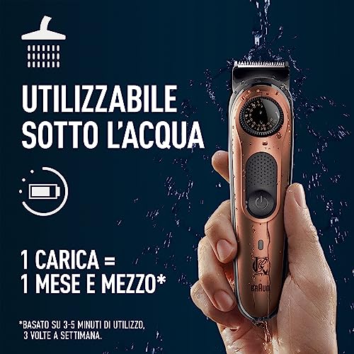 Detalle de King C. Gillette Rasoio Elettrico Barba Pro: precisione e versatilità per lo stile maschile