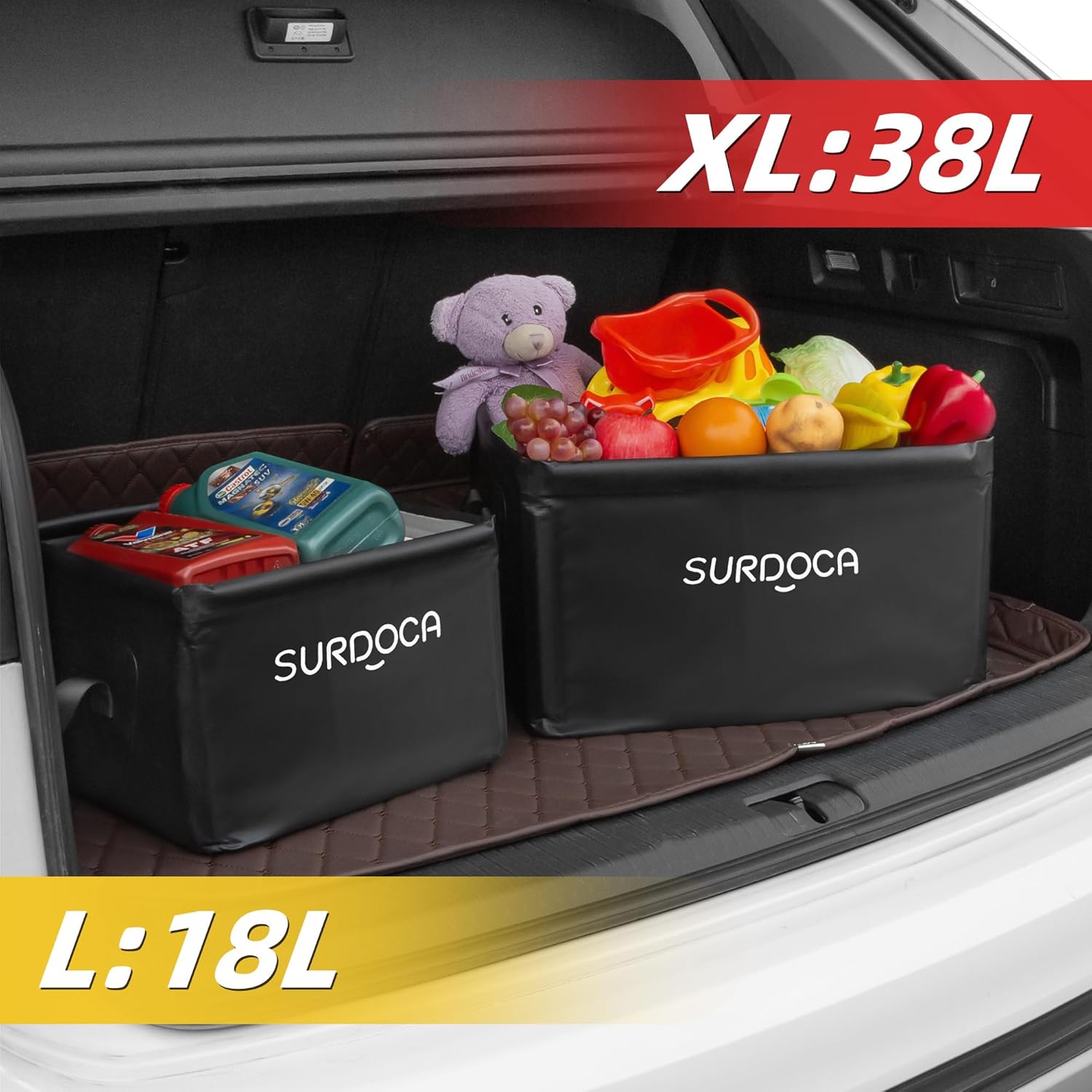Thumbnail 1 de SURDOCA Car Boot Organiser 38L Storage