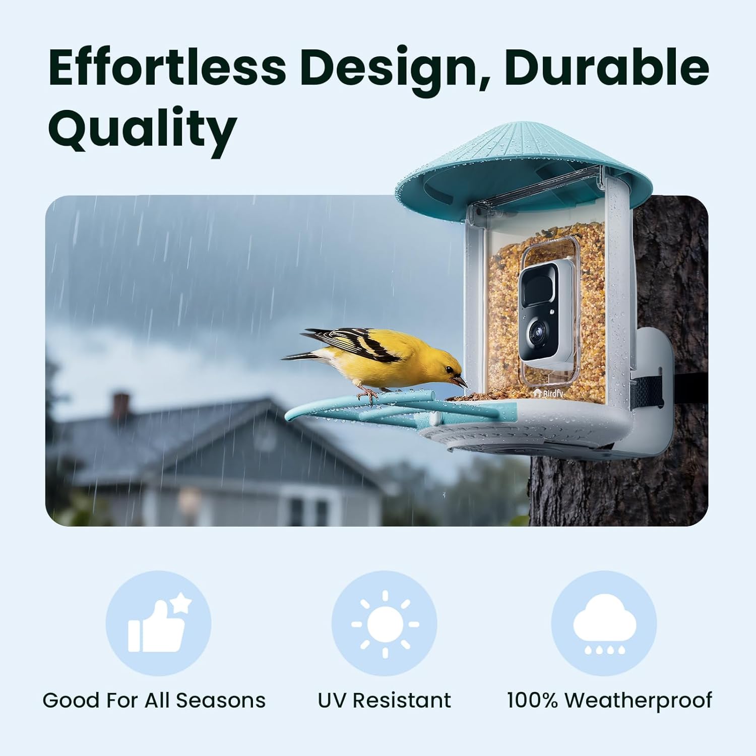 Thumbnail 3 de NETVUE by Birdfy Smart Bird Feeder with 2K HD AI Camera (Solar Powered, Wireless)