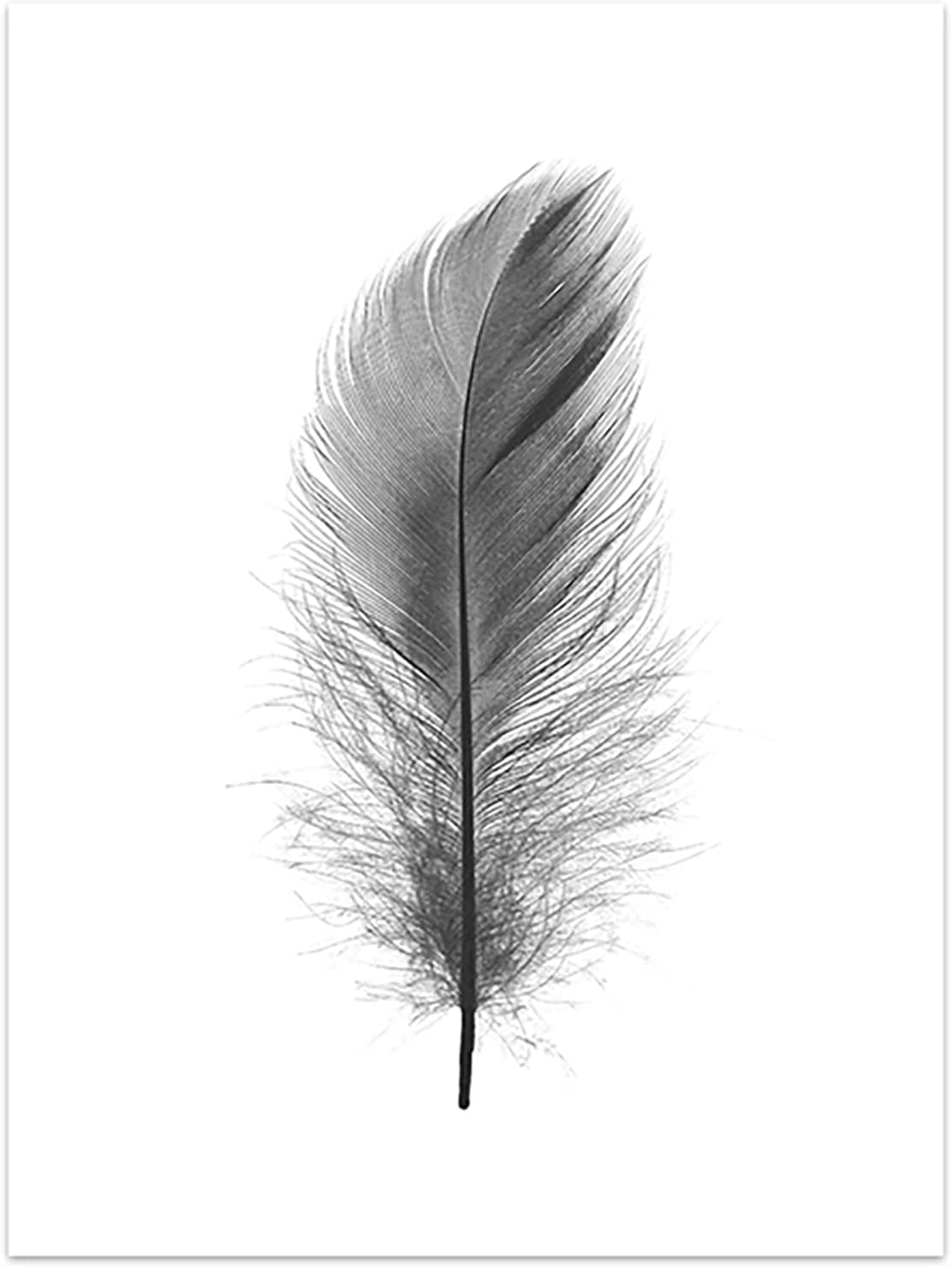 Thumbnail 3 de Trayosin 3er Set Premium Design-Poster Schwarz-Weiß mit Pusteblume – 3 rahmenlose Leinwanddrucke 30x40 cm