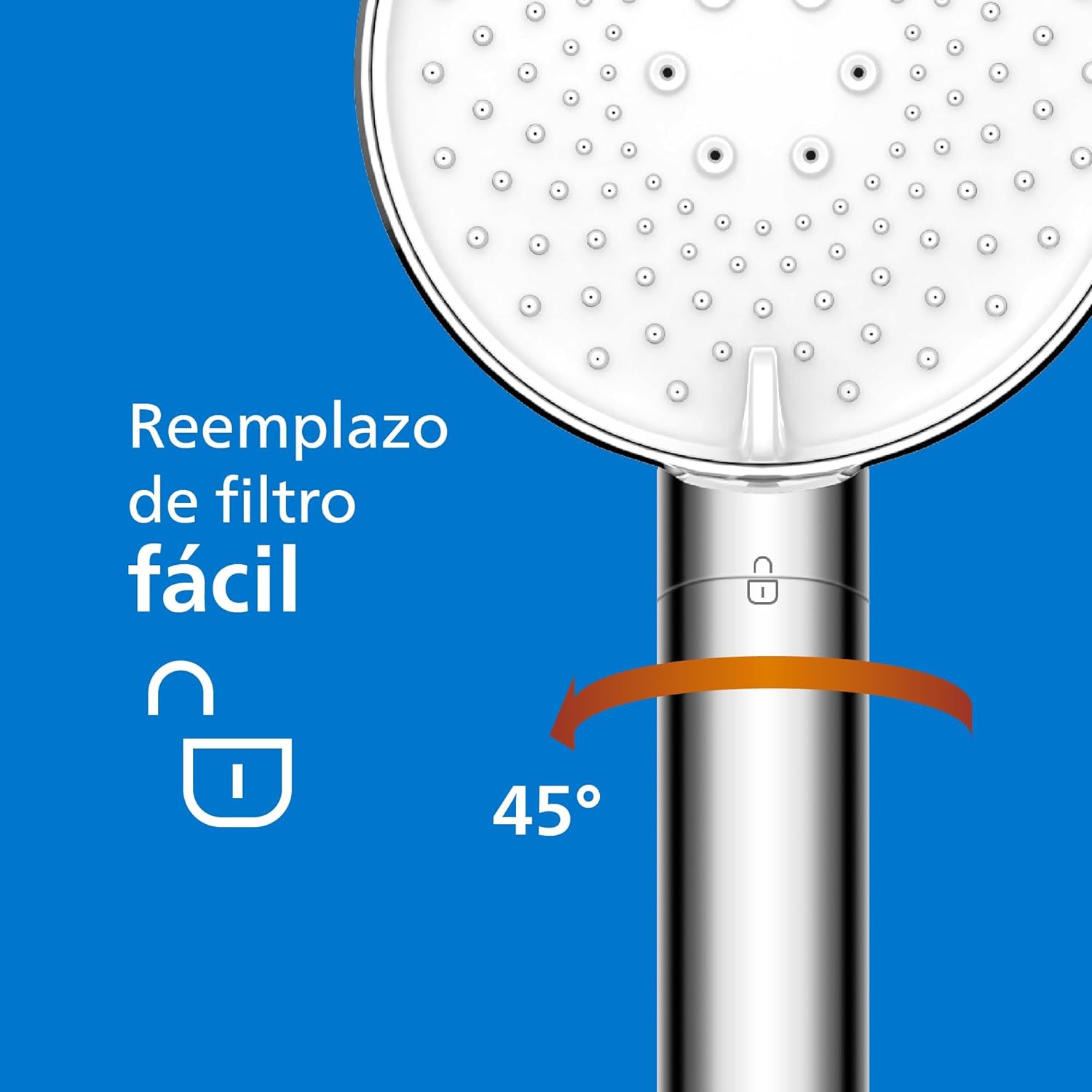 Thumbnail 4 de Philips Alcachofa de ducha con filtro 1 mes