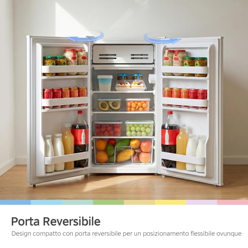 Detalle de COMFEE' RCD93WH2EU(E) Frigorifero monoporta 93 L bianco: compatto, silenzioso e versatile