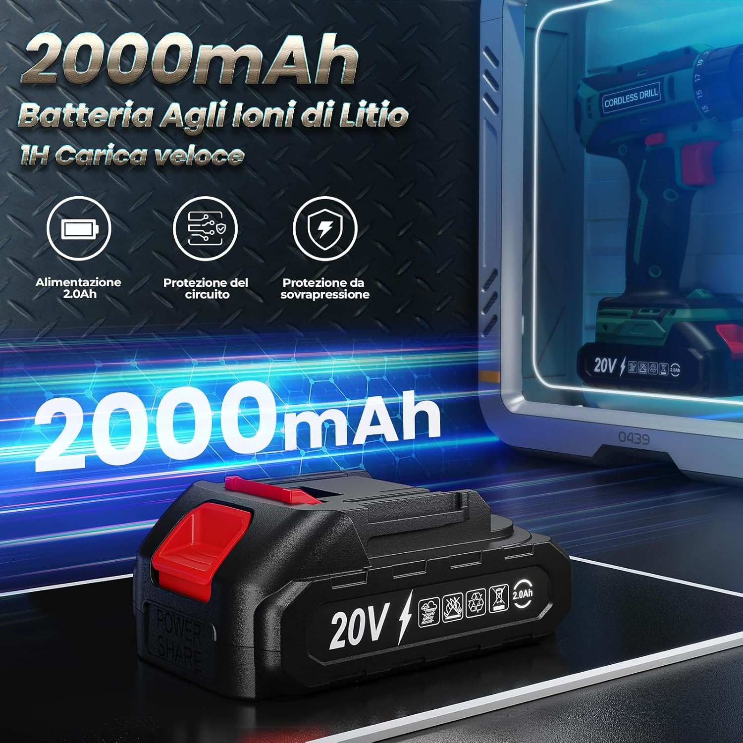 Thumbnail 4 de FAHEFANA 2025 Trapano Avvitatore 20V