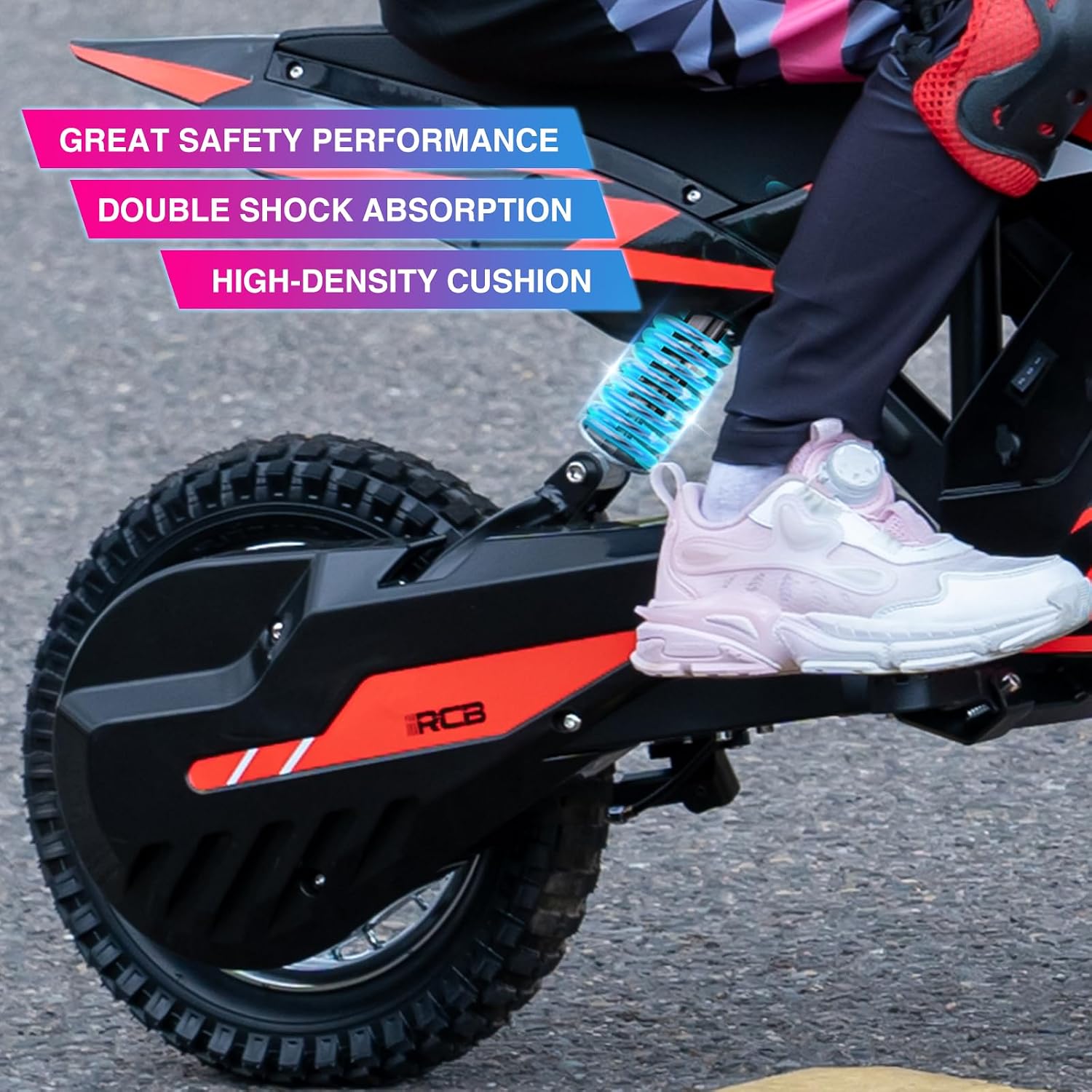 Thumbnail 6 de RCB R9X Electric Motorcycle Kids (12 inch) – 3 Speed Modes, 5.2Ah Battery, 10.5 Miles Range