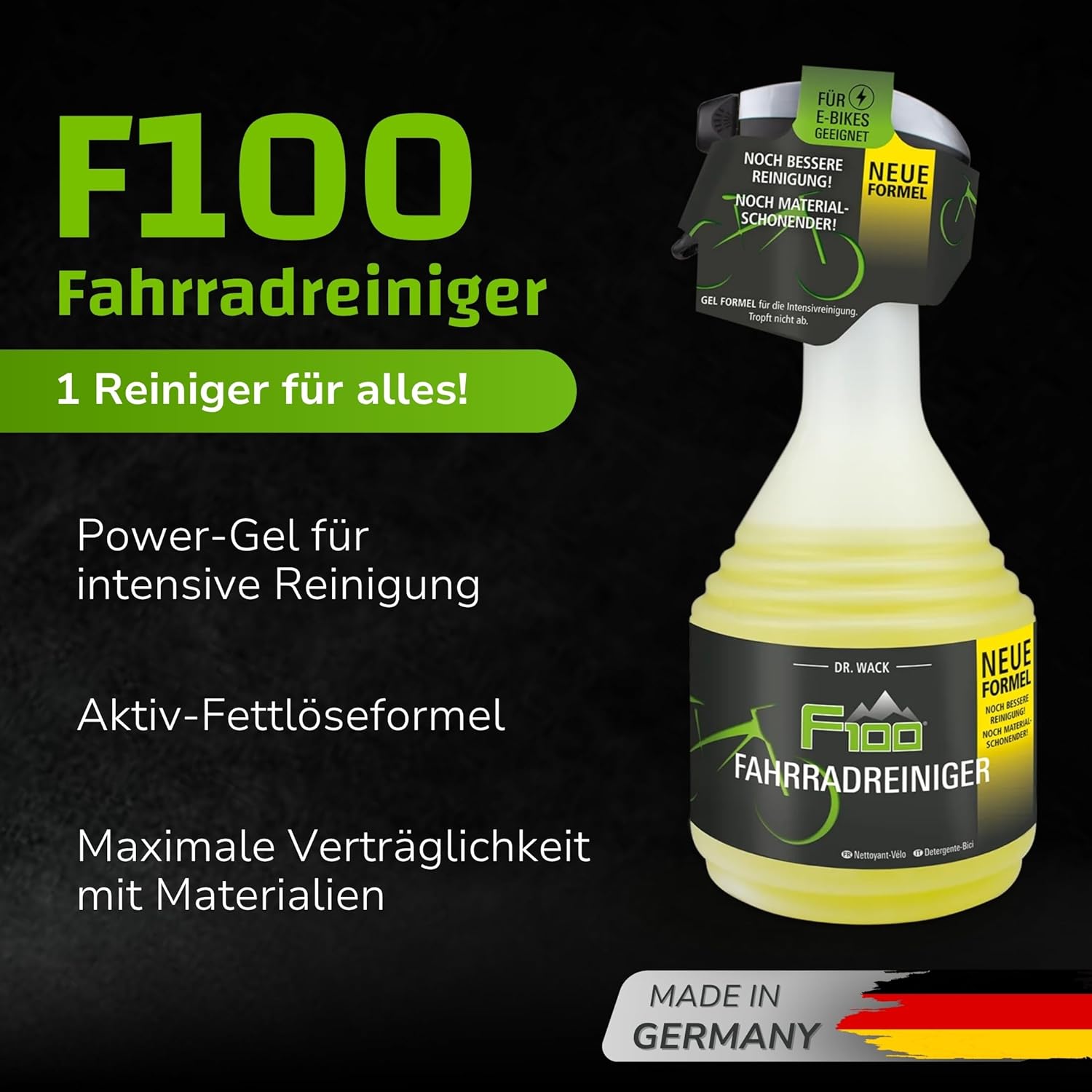 Thumbnail 2 de DR. WACK F100 Fahrradreiniger 750 ml – schonende Reinigungsformel für alle Fahrradtypen