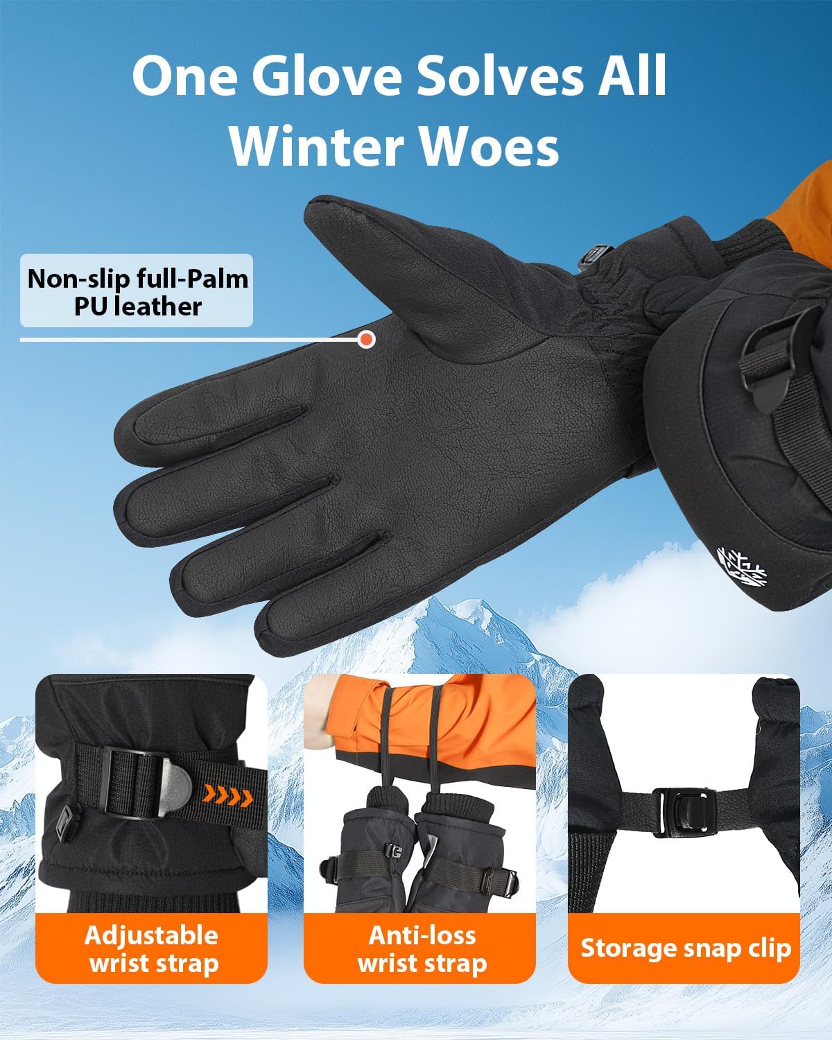 Thumbnail 4 de Pixel Panda Winter Gloves with 3M Thinsulate