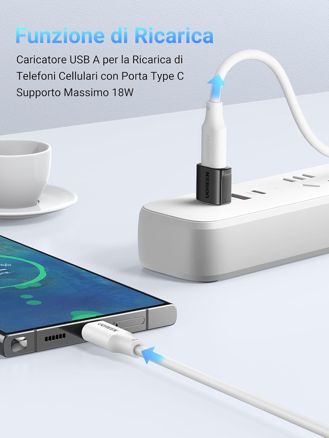 Thumbnail 2 de UGREEN Adattatore USB C USB A 3.1 10Gbps 3 pezzi