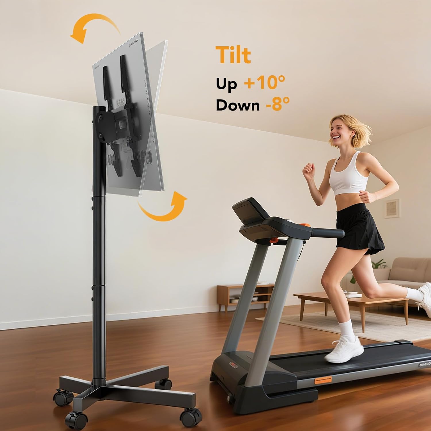 Thumbnail 2 de Hemudu Rolling TV Stand for 23-60 in TVs