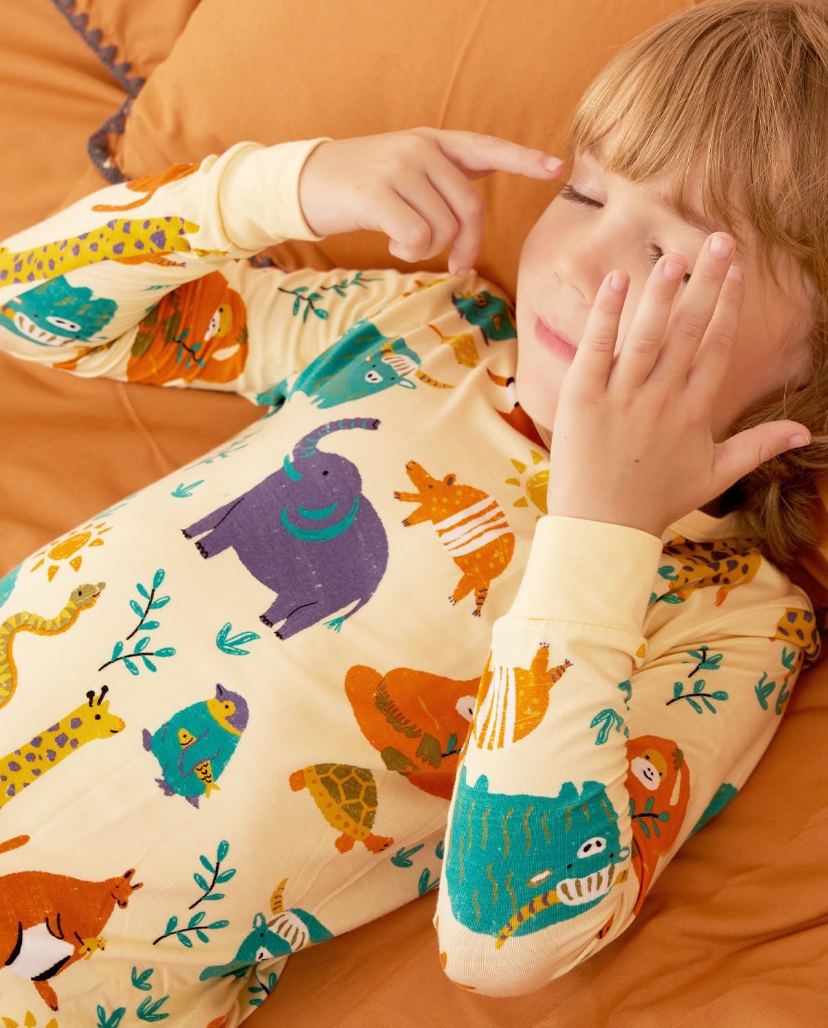 Detalle de babee Reshinee Kids Pajamas, Bamboo Viscose