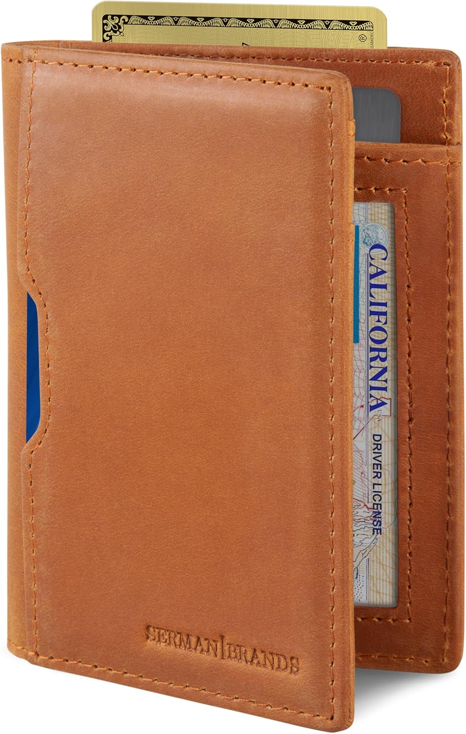 Detalle de SERMAN BRANDS Men's Leather Wallet