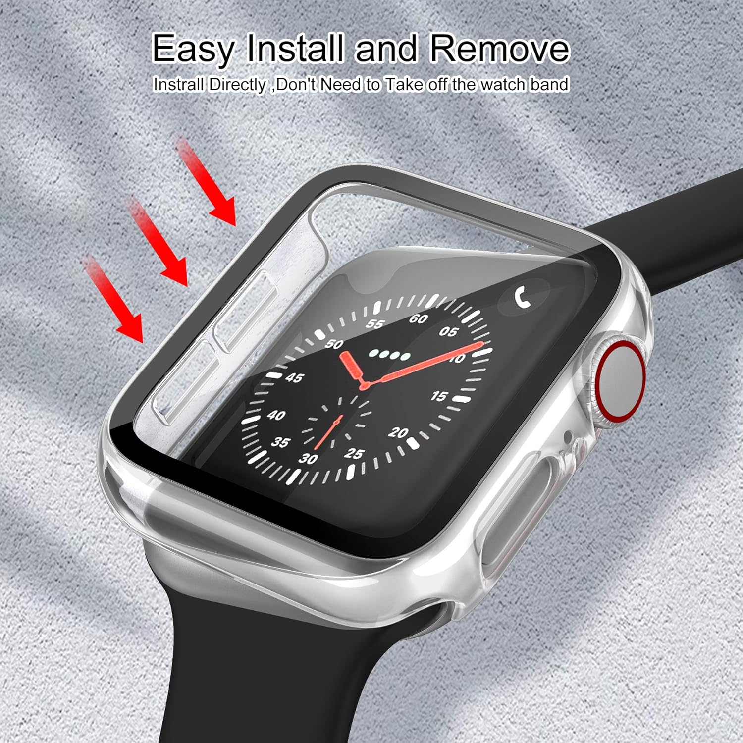 Thumbnail 4 de Tuocal 2 Pack Hard PC Case for 45mm iWatch