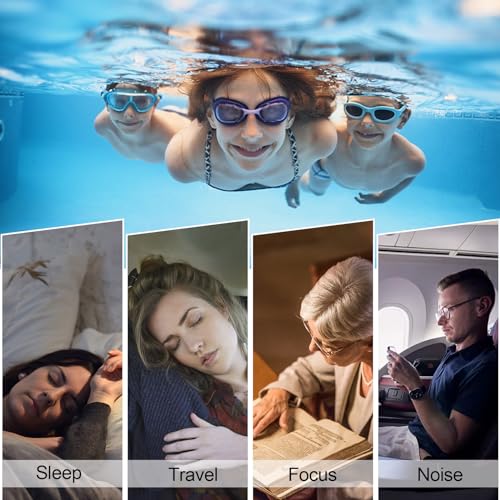 Thumbnail 2 de Tappi per le orecchie per nuoto FNGXX – 3 paia in silicone riutilizzabili, antiscivolo