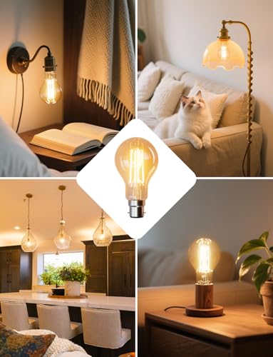 Thumbnail 7 de Lepro Bayonet Light Bulb A-Rated, 3.8W (60W), 806lm, Warm White – Pack of 2