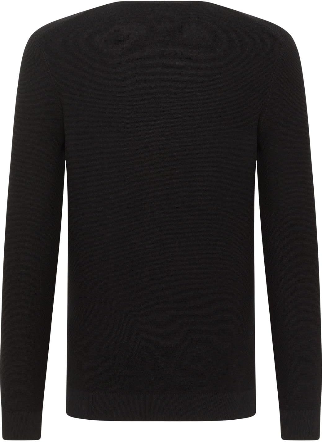 Detalle 1 de MUSTANG Elliot Herren Rundhals-Pullover – Regular Fit Blau/Schwarz, Größen S–6XL