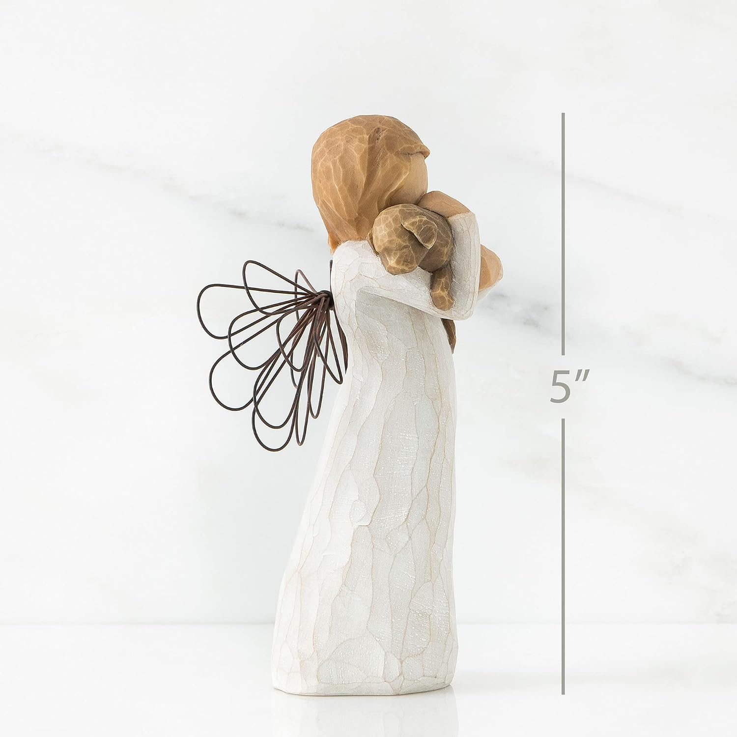 Detalle de Enesco 26011 Ange de l'Amitié - sculpture en résine artisanale de Suzan Lordi