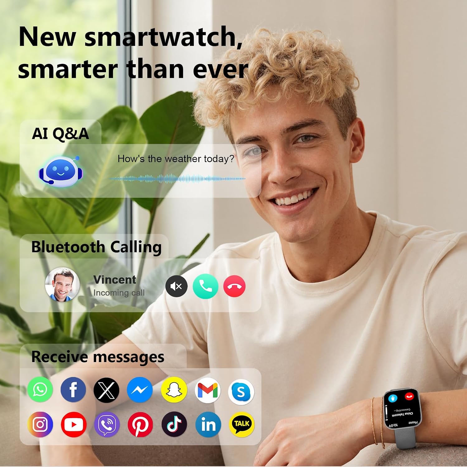 Detalle de MFVLP Smart Watch 1.85" AMOLED